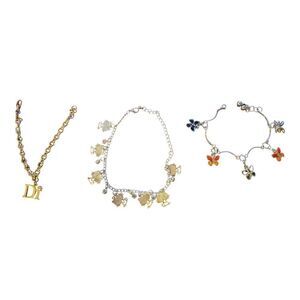3x Women's bracelet set cute kawaii pisces Hello Kitty jewelry